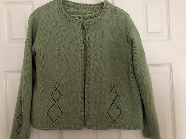 Diamond Lace Twin Set Cardigan