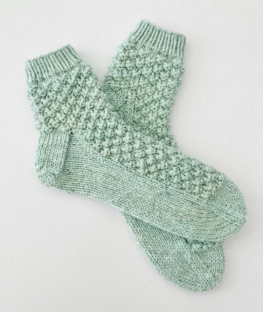 Double Moss Socks