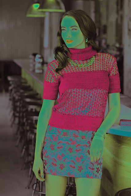 #04 Zig Zag Band Lace Top