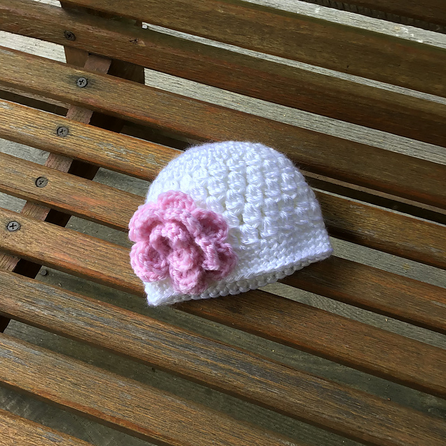 Newborn Rose Beanie