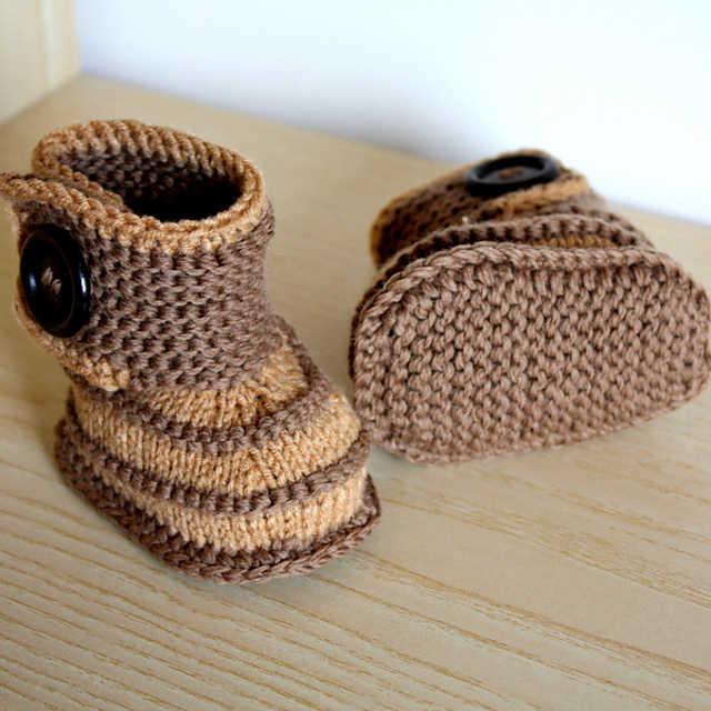 Autumn Baby Booties