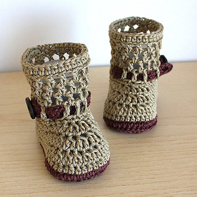Crochet Baby Boots Fashion Spring