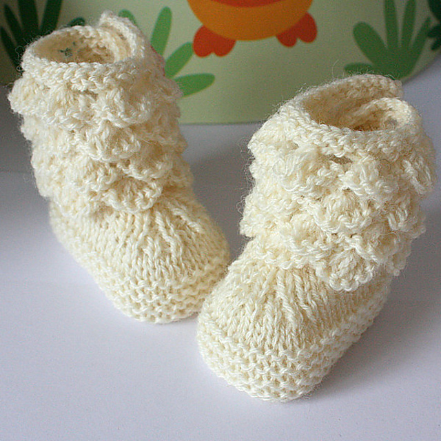 Sea Shells Baby Boots