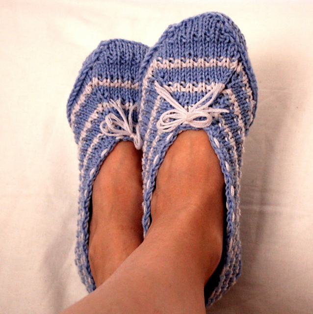 Blue Home Slippers - Adult size
