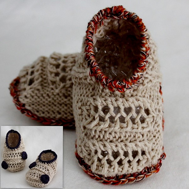 Beige Baby Slippers