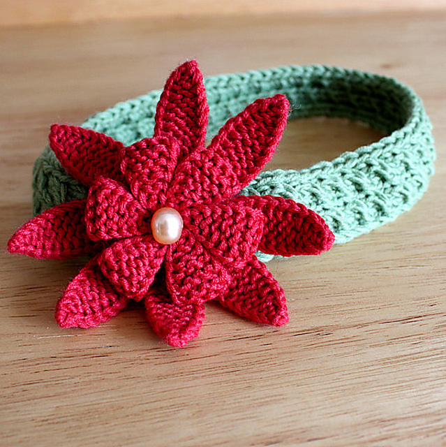 Pearl Flower/ Headband/ Brooch