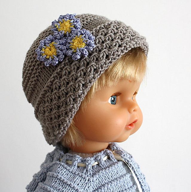 Forget-me-not Baby Hat