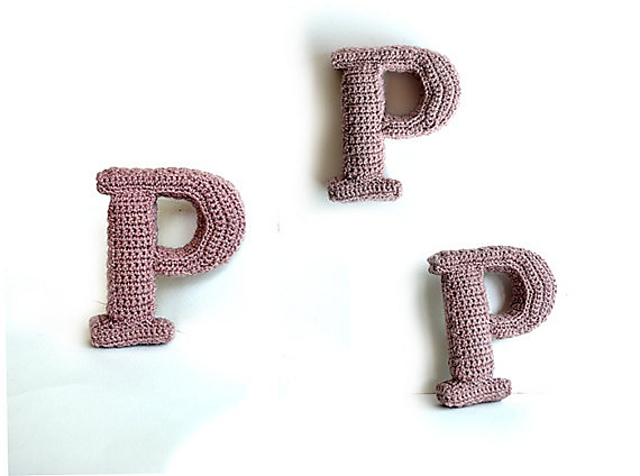 Ravelry: Letter P pattern by Joyce Overheul