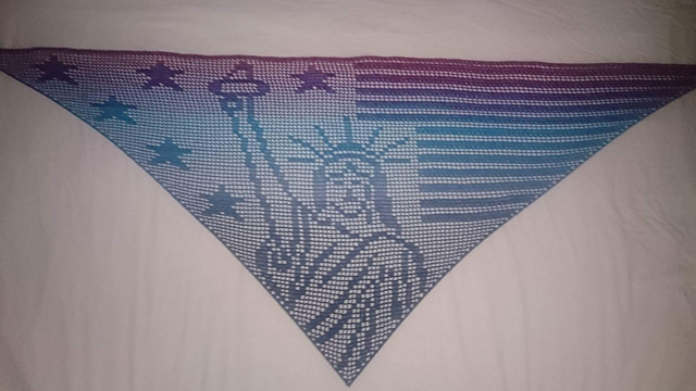 Motivtuch "Lady Liberty" Tuch