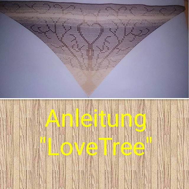 Motivtuch "Love Tree" Tuch