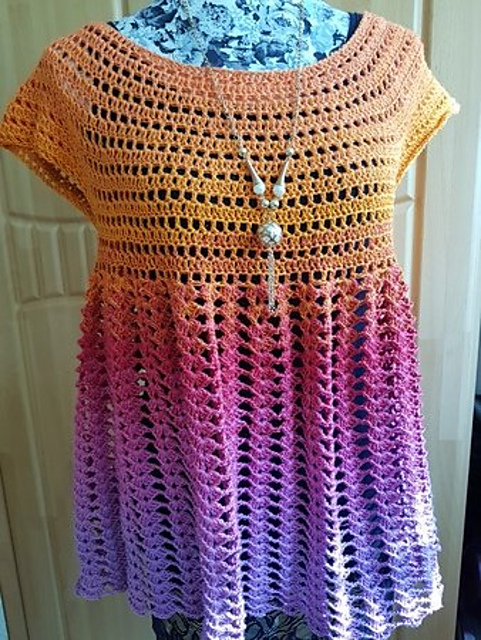 Häkelanleitung Tunika/ Kleid "Acacia"