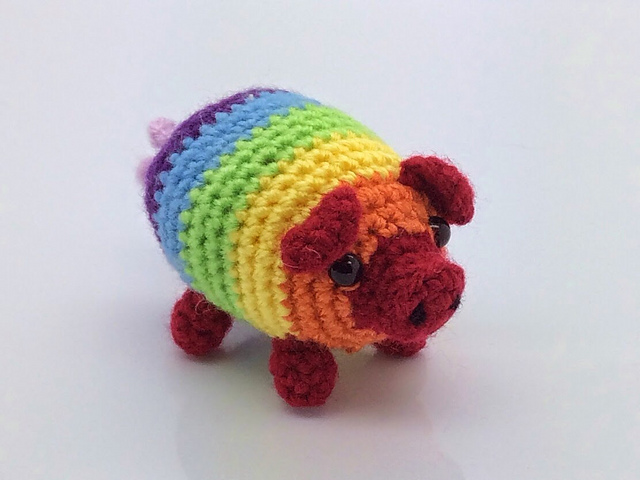 Fabrizio, the Rainbow Pig