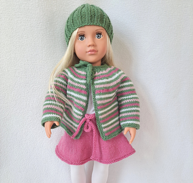 Doll Cardigan Set