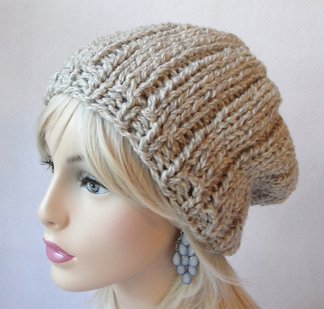 Wide Rib Slouch Hat