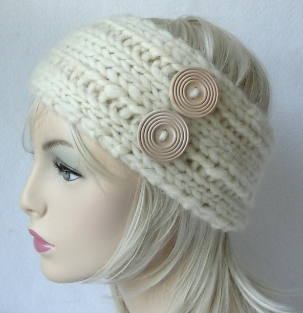 Super Chunky Rib Ear Warmer/Headband