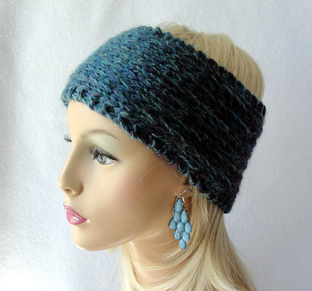 Raised Stocking Stitch Headband