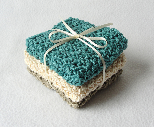 spider Stitch Wash Cloth Set