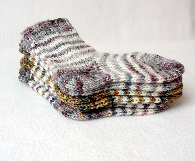 Speckled Stripes Baby Socks