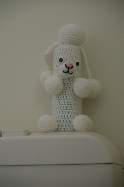 Poodle bottle and cleanser covers