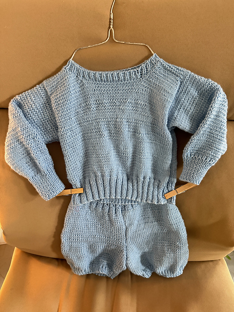 Child's Knitted Suit