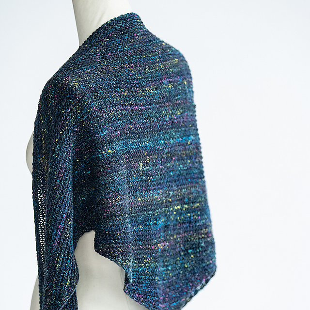 garter stitch triangle shawl