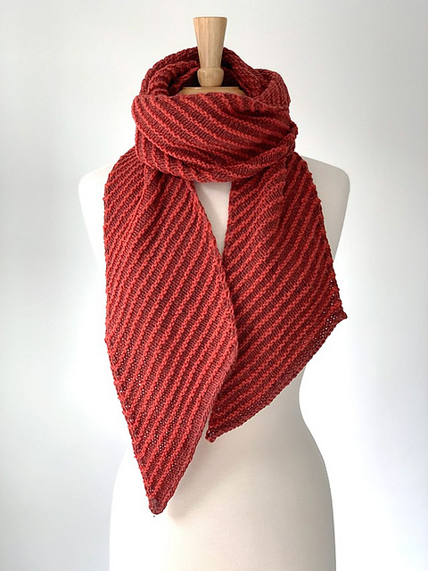Purl Ridge Scarf