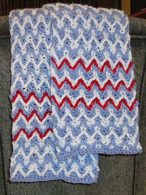 #33 zig zag afghan