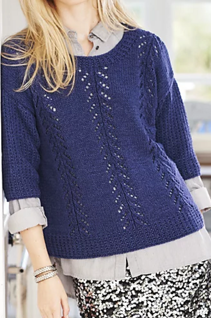 Denim Look Jumper