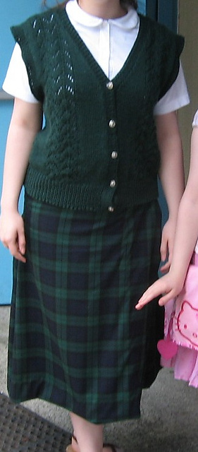 Scottish Kilt and Knitted Vest #152