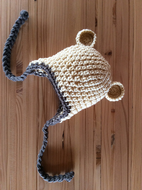 Baby Bear Hat 3 mo