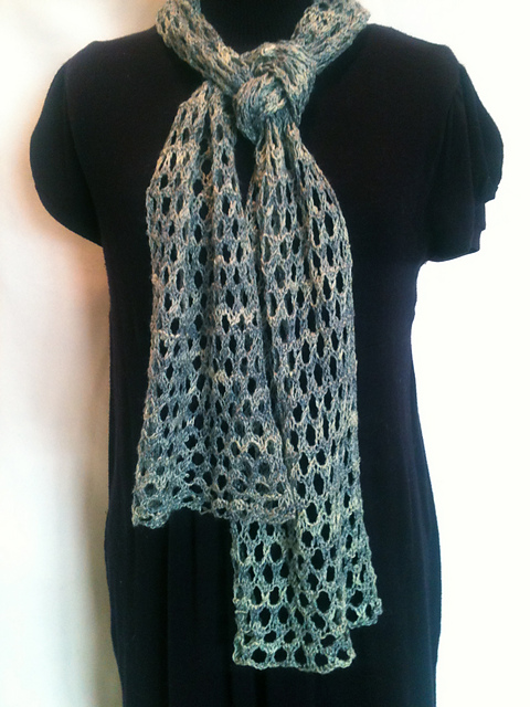Reversible Lace Scarf