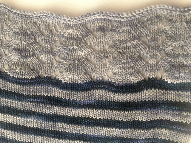 Striped Eater Shawl