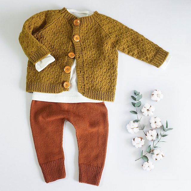 Embroidery Kids Cardigan