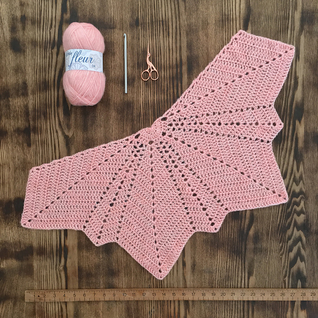 crochet butterfly wings shawl