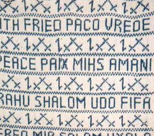 Ravelry Peace Blanket pattern by Kathryn Gunn