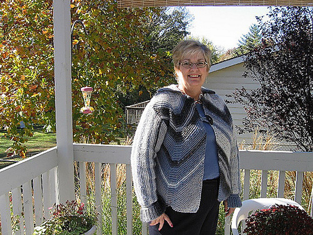 3555 Diagonal Ruffled Jacket