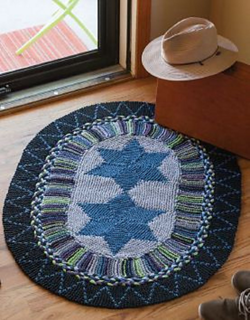 Ravelry: The Star of Rag Rugs pattern by Donna Druchunas