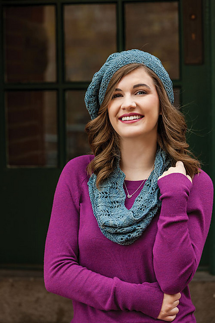 Peace Silk Beret and Cowl