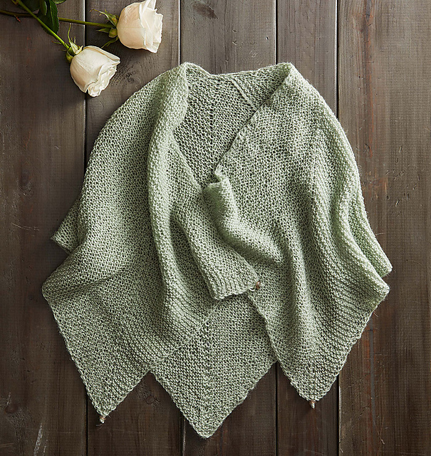 Virginia Woods Bellamy’s Butterfly Wrap to Knit