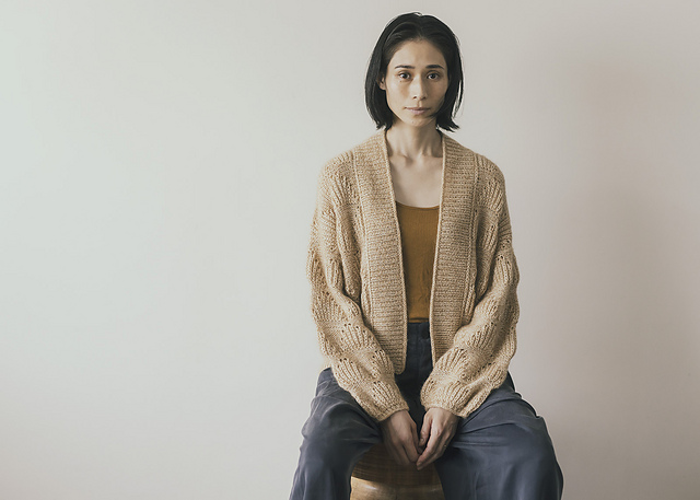 【ERIさん専用】L'AppartementVolume Sleeve Knit Ravelry: Café Crème pattern by eri shimizu