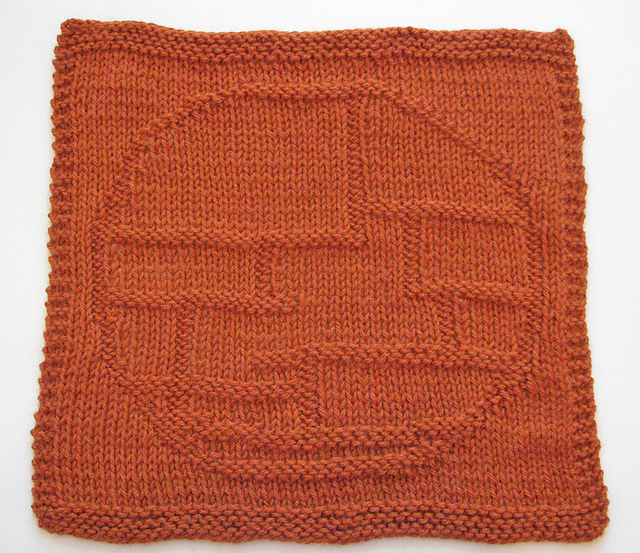 Prairie Afghan - Square 11, one color version
