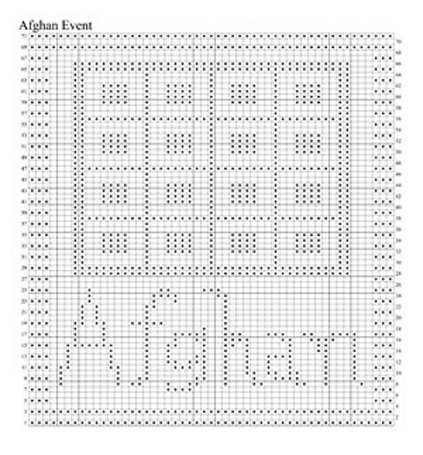 Ravellenics Afghan - Afghan Event Square