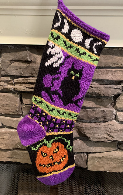 Whoo Are You Looking At? A Halloween stocking