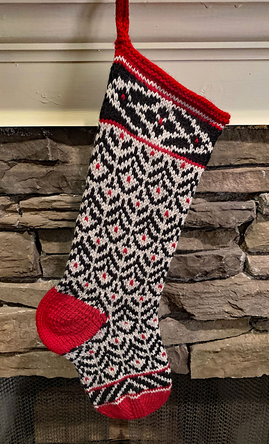 Vintage Vibes Art Deco Stocking