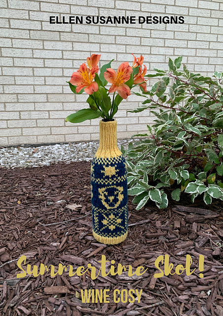 "Summertime Skol" Wine Cosy