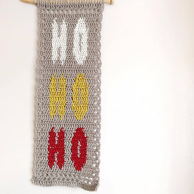 Ho-Ho-Ho Wall Hanging