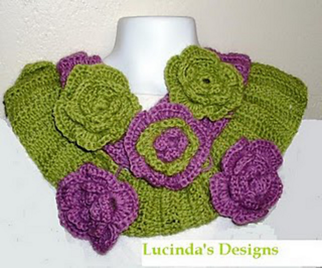 flowery scarf