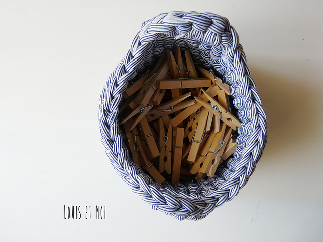 Cesta de crochet XXL