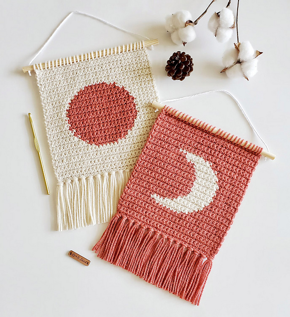 The Sun and Moon Wall Hanging