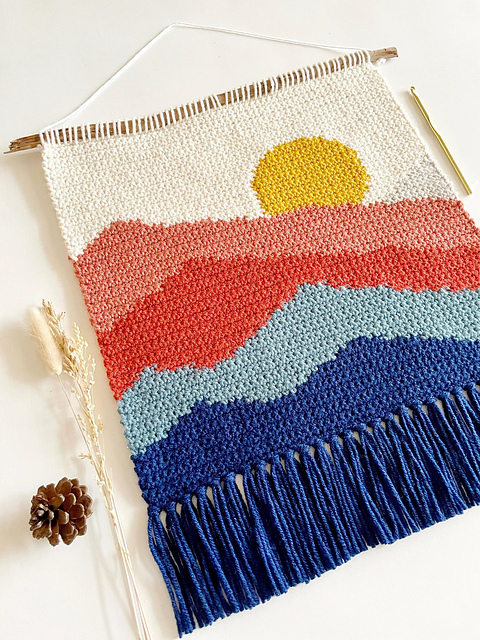The Sun Ridge Wall Hanging
